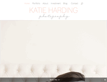 Tablet Screenshot of katiehardingphotography.com